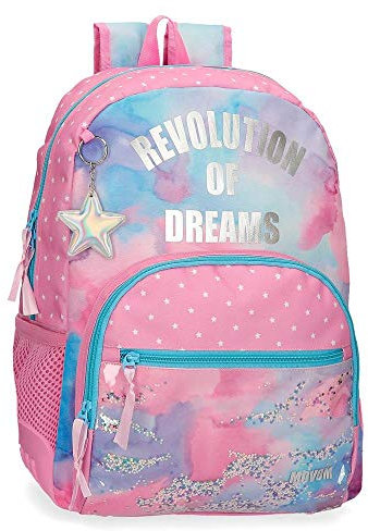 Movom Revolution Dreams An Trolley anpassbarer Rucksack Mehrfarbig 33x45x17 cms Polyester 25.25L