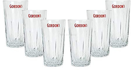 Gordons Longdrinkglas - Gordons Longdrink Glas/Gläser Set - 6x Longdrinkgläser