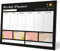 Grupo Erik Wochenplaner Block A3 - Terminplaner A3 Glitter Gold Schreibtischunterlage Kinder und Erwachsene - Kalender Planer Tischkalender ohne Datum