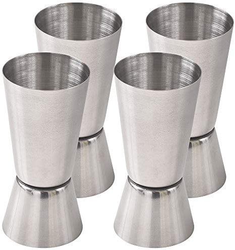 Newk Cocktail Jigger, 15 & 30 ML Bar en acier inoxydable Jigger (Ensemble de 4)
