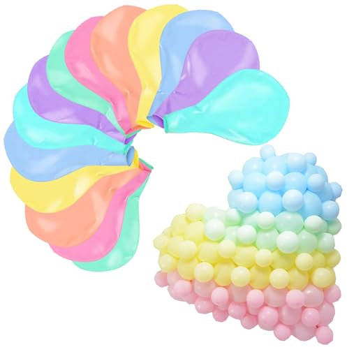YOUYIKE 14 Stück Macaron Luftballons Bunt,18'' Riesiger Macaron Luftballons Pastell, Latex Farbige Macaron Ballons, Dekorative Luftballons für Party Hochzeit Geburtstag Babyparty Fest Party