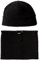 Amazon Essentials Fleece Hat and Gaiter Set Mütze, Schwarz, Einheitsgröße, 2er-Pack