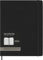 Moleskine Wochenplaner Vertikal Pro, 12 Monate 2024, Agenda 2024, XL 19x25, Hardcover mit Gummizugverschluss, Farbe Schwarz