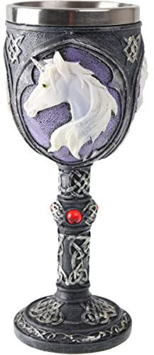 Isideco Einhorn Kelch mit keltischen Linien
