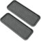 Cozlly 2 Piezas Organizador de Fregadero de Silicona para Cocina, Soporte Estropajos, Porta Estraopajos Organizador Estraopajo Fregadero Cocina Escurridor de Estropajos para Estropajo Jabón (Gris)