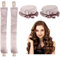 Lockenwickler Locken Ohne Hitze，Zwei Sätze Locken Ohne Hitze, Heatless Curls Band,Lockenwickler über Nacht,DIY Styling für kurzes und Langes Haar.(Lila)