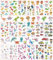 Meekye 220+ Glitzer Tattoos Kinder Set, Tattoo Kinder Mädchen Jungen Temporäre, Kinder Tattoos Mädchen Kindertattoos Jungs Glitzertattoos Kinder Festliches Geschenk