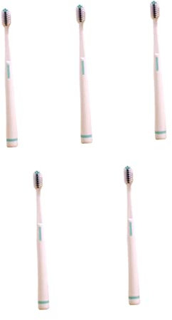 Mobestech Zahnbürsten-set 5-teilig Borstenzahnbürsten Für Erwachsene Weiche Borsten Reisezahnbürste Mundpflegeprodukte Ergonomisches Design