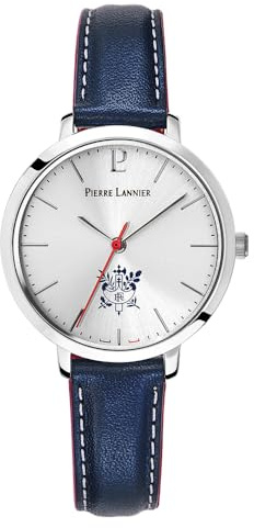 Pierre Lannier Montre Elysée - Femme - Cuir Bleu