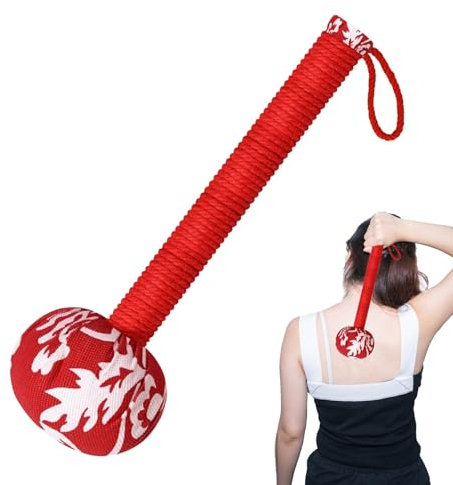 Lymph-Drainage-Hammer, lange Größe, Wermut-Massagehammer für Körper, manueller Massagehammer, Muskelmassagewerkzeug für Rücken, Taille, Nacken und Beine, Pa-in-Entlastung