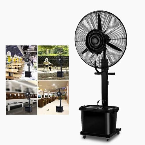 CGCSYZ Ventilador de nebulización para Exteriores, Ventilador Enfriador hogares, oficinas y dormitorios