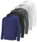 miijoory Herren Langarmshirt T-Shirts,Atmungsaktiv SchnellTrockened Langarm Sportshirt,UV Schutz Funktionsshirt Laufshirts,Gym Running Tops Outdoor Workout Fitness Oberteil für Männer 5 Pack -L