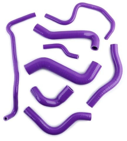 MKKDYC Refrigerante Manguitos Compatible con para TT 1.8 T 225HP 2000 2001 2002 2003 2004 2005 2006 Kit De Manguera De Agua Refrigerante De Silicona para Tubo De Viento Cálido(Purple)