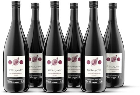 by Amazon Spätburgunder Trocken Rotwein Qualitätswein Rheinhessen, 6x1L