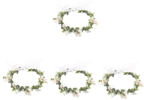 MERRYHAPY 4stücke Flocking Flower Für Braut Zarte Haaraccessoires Mit Künstlichen Eukalyptusblüten Und Sternen Elegante Hochzeitsdeko Für Unvergessliche Momente