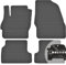 moto-MOLTICO Gummimatten Auto, 4-teiliges Set, Allwetter Gummi Fußmatten, Antirutsch & Wasserfest Autoteppiche - passend für Ford Focus MK2 (2004-2011)