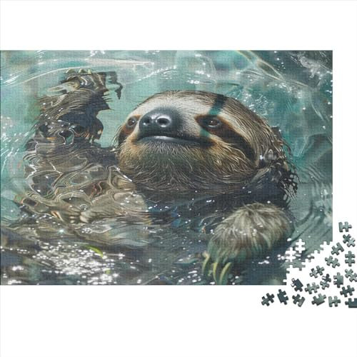 Faultier Home Deko Puzzle,Erwachsenenpuzzle Puzzel 1000pcs (75x50cm)