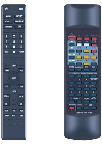 TCNOUMT EUR646497 Replacement Remote Control intended for Technics Audio HIFI Receiver SA-AX530 SA-AX730 SA-DX930 SA-AX540 SA-DX830