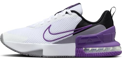 Nike Air Max Alpha Trainer 6 Herren Workout-Schuh, White/Wild Grape-Black-Cement Grey, 44 EU