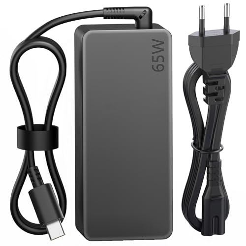 Sunydeal USB C Ladegerät 65W Laptop Ladekabel für Lenovo Thinkpad Touch | YogaChromebookHuawei HP Spectre ASUS Acer Dell Samsung Surface MacBook Type C Charger Netzteil mit PD 3.0 QC Schnellladegerät