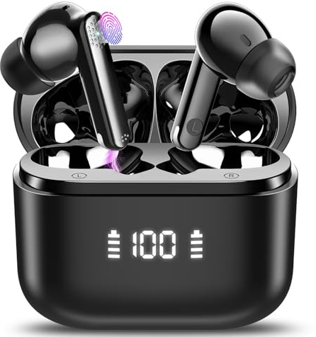 AI Sprachübersetzer Kopfhörer, 48Std Bluetooth 5.4 Kopfhörer Übersetzer mit 164 Sprachen, 3 in 1 Übersetzungskopfhörer, 6 Übersetzungsmodi Echtzeit Übersetzer Ohrhörer mit ENC Mic für Lernen, Business