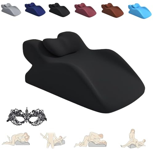 Liborah Kissen, Sex Kissen Liborah, Anglex By Liebora 27° Experience Pillow For Couples, Multifunctional Interaction Sex Pillow, Easier And Painless Love (Black)