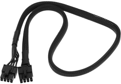 eMagTech Cable de Alimentación para CPU de 8 Pines A 8 Pines Calibre 18 AWG Compatible con EVGA Supernova 550-1300 G2 G3 P2 B3 G5 70 Cm