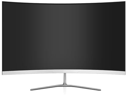 24/27/32 Inch 2K Curved Gaming Monitor, 165Hz High Refresh Rate, Borderless Ultra HD Display, Smooth Gameplay for FPS, MOBA & Racing Games (black,32 inches)