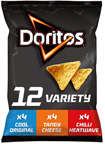 Doritos Variety Tortilla Chips, 12 x 30 g