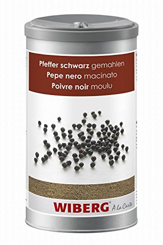 Wiberg Pfeffer schwarz gemahlen 555g, 1er Pack (1 x 555g)