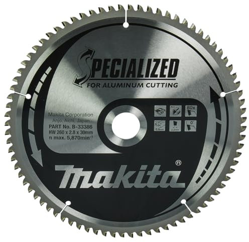 Makita Specialized Saegeblatt, 260 x 30 mm, 80Z, B-33386