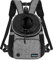 PetAmi Hunde-Tragetasche vorne, verstellbarer Hundetransport-Rucksack, belüfteter Hundetragetasche für Wandern, Camping, Reisen, kleine, mittelgroße Hundewelpen, max. 6.8 kg, Grau
