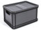 20 Liter Lagerkiste Euro Box Stapelbox Transportbox mit Deckel geschlossene Obstbox Gewerbekiste Lager