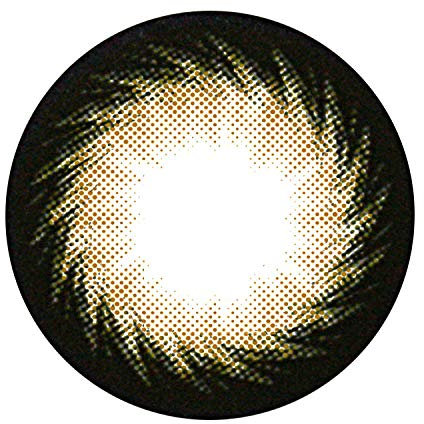 Matlens - Pro Trend Farbige Kontaktlinsen ohne Stärke braun schwarz Magic Circle Lens PJ-104 2 Linsen und gratis 1 Linsenbehälter 1 Pflegemittel 50ml