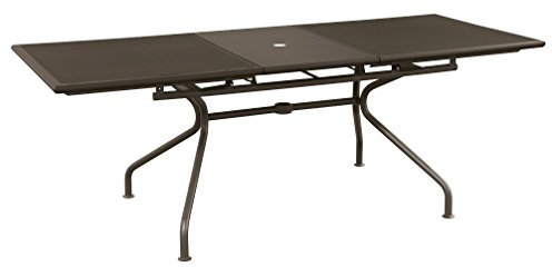 Emu Athena Ausziehbarer Tisch Art. 3428 cm. 160 + 50 x 90 Farbe Indischbraun Code 41