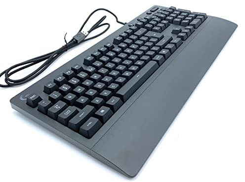 Logitech G213 Prodigy Gaming-Tastatur, RGB-Beleuchtung, Programmierbare G-Tasten, Multi-Media Bedienelemente, Integrierte Handballenauflage, Spritzwassergeschützt, QWERTY-Layout - Schwarz