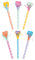 Party Luftrüssel mit Fransen - 6er-Pack