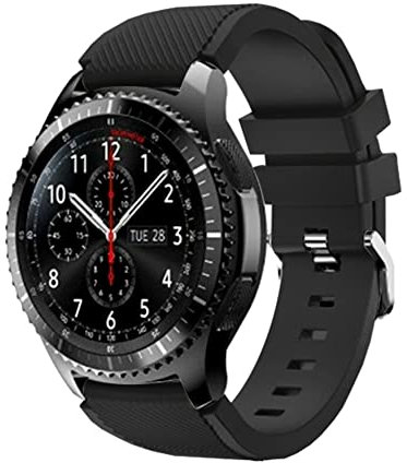 FunBand Cinturino Compatibile con Samsung Galaxy Watch 3 45mm, 22mm Braccialetto di Ricambio Silicone Sportivo Cinturino per Gear S3 Frontier / S3 Classic/Galaxy Watch 46mm / Huawei Watch GT2 PRO
