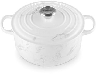 Le Creuset Signature 21177248691430 - Olla de hierro fundido con tapa (24 cm de diámetro, compatible con todo tipo de fogones e inducción, 4,2 L, 4,3 kg)