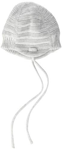 maximo Unisex Baby Band Beanie-Mütze, silbermeliert, 39