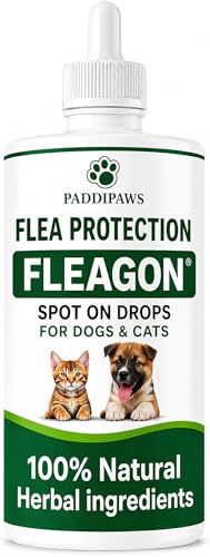 Flea Drops for Dogs & Cats – 100% Natural - Botanical Formula - 100ml | With Quassia, Sage, Apple Cider Vinegar, Lavender & Lemongrass Oils in a Carefully Crafted Blend