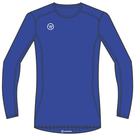 Warrior Unterwäsche Comp Longsleeve Senior royal/XXL