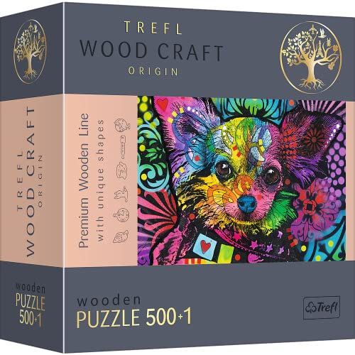 Bunter Welpe (Holzpuzzle)