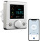 Qiumi WiFi Smart Thermostat with 2.8 Colour LCD Screen for individual Gas/Water Boiler Heating, Works with Alexa Google Home Dry Contact, 3A 100~240V AC