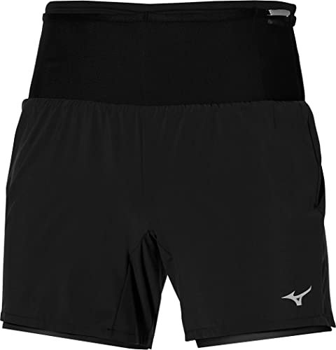 Mizuno J2GB2575-09 Active Multipocket 2IN1 Short Shorts Homme Black Taille S