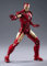 JUNJi Iron Man Movie Series tony stark Action Figure All Joints Movable 7 Inch Collectible Action Figure (MK4), Red