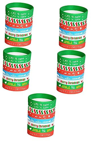 STOBOK 40 Pz Braccialetto Cinturino Di Ricambio Per Orologio Cinturino in Silicone Natalizio Cinturino Di Ricambio Per Smartwatch Decorazioni Gel Di Silice Halloween Bambino