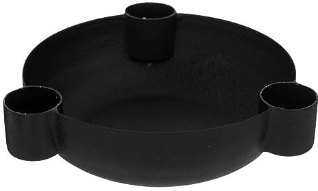 Atmosphera - Kerzenhalter Metall - D.14 cm - Schwarz