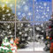 76 Schneeflocken Fensterbilder,Weihnachten Schneeflocken Fensterdeko Weihnachten Fenstersticker Weihnachten Aufkleber Weihnachten Weihnachts Fensterbilder für Fenster Deko Weihnachten