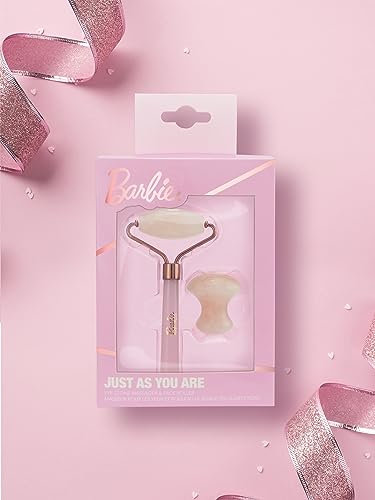 Barbie Rullo facciale al quarzo rosa e massaggiatore per occhi al quarzo rosa - quarzo rosa - per viso e occhi - cura della pelle - coccole